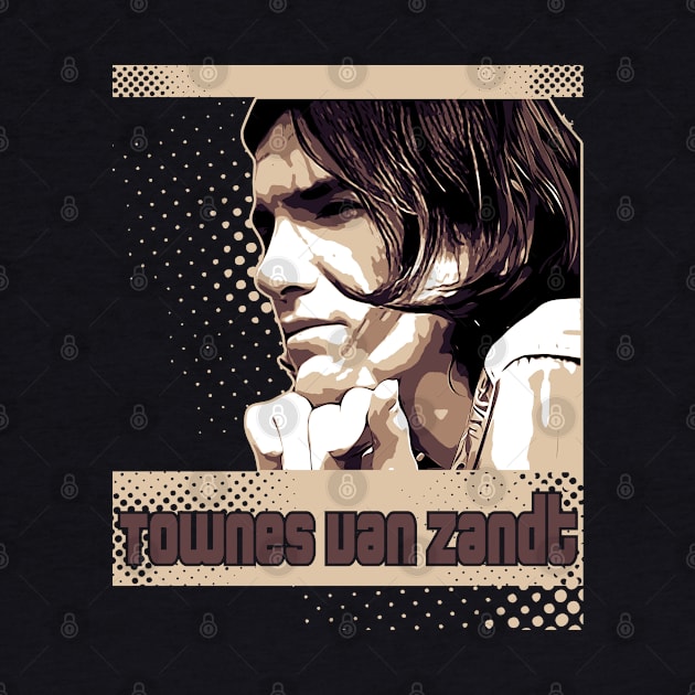 Townes Van Zandt // American singer by Degiab